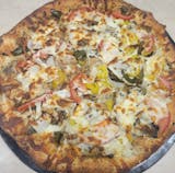 Veggie "WHITE" Pizza