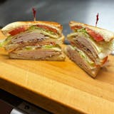 Turkey & Cheese Club with Bacon Sandwich