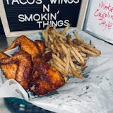 Smoked Chicken Wings Basket