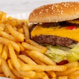 Cheeseburger with Fries & Soda