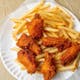 Hot Wings with Fries & Soda