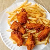 Hot Wings with Fries