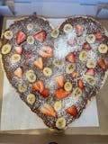 Large Nutella Heart Shaped Pizza