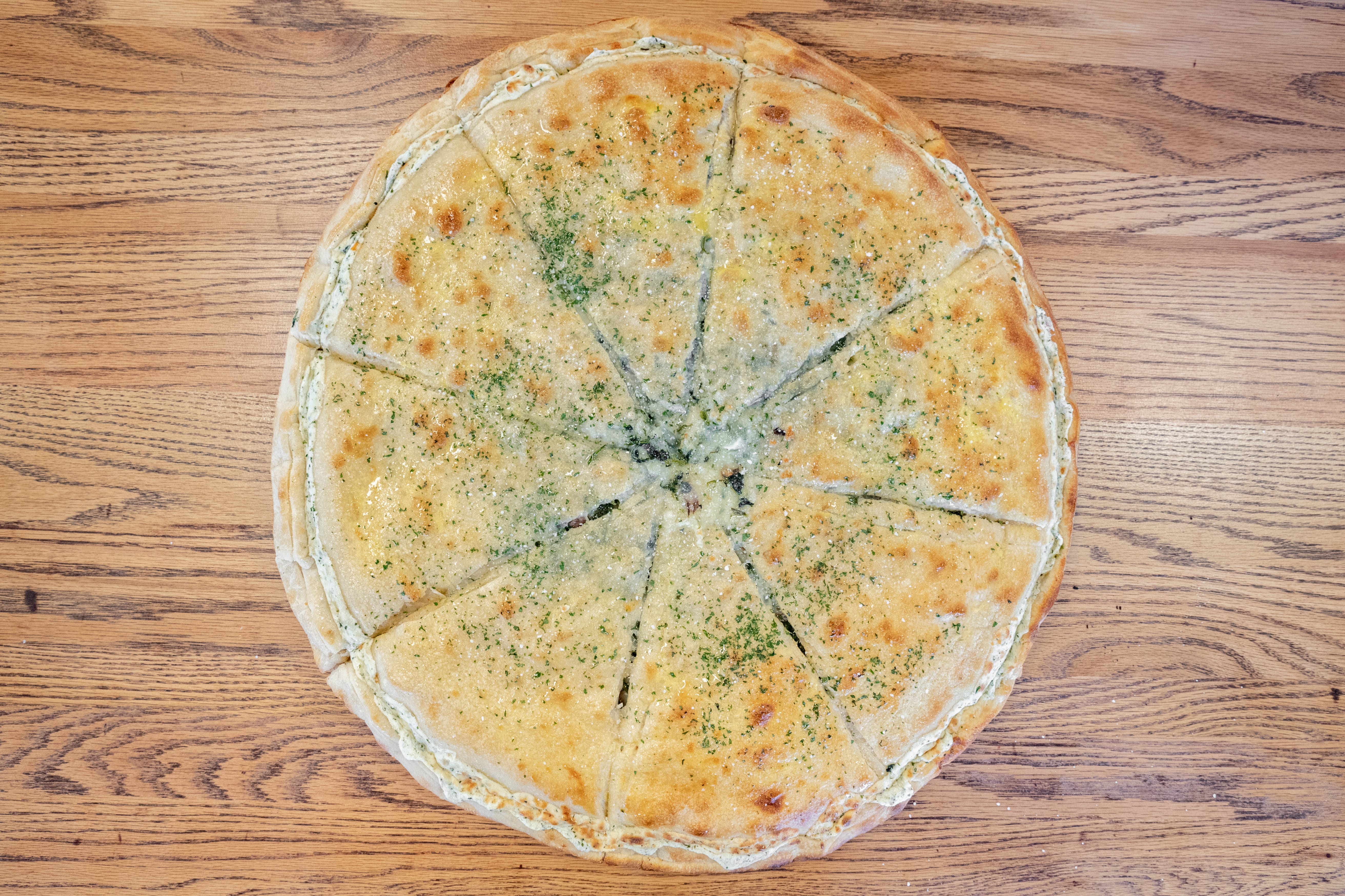 Spinach Lover’s Stuffed Pizza     