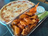 Large Cheese Pizza & Dozen Bone- In Wings Special