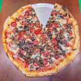 Pepperoni & Mushroom Pizza Slice