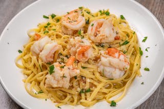 Shrimp Scampi with Linguini