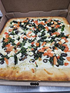 Sicilian Greek Pizza