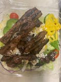 Steak Tips Greek Salad