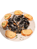 Mussels With White Wine & Garlic Sauce