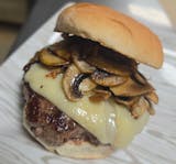 Mushroom & Swiss Cheese Burger