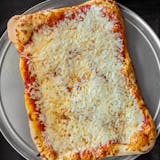 Sicilian Thick Crust Mozzarella Cheese Pizza