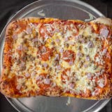 Sicilian Thick Crust Tutto Meat Pizza