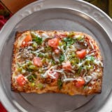 Sicilian Thick Crust All Veggie Pizza Slice