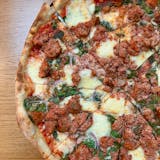 Spicy Meatball Pizza