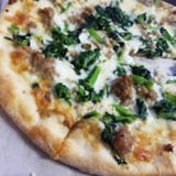 Sausage & Broccoli Rabe Pizza 18"