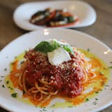 Linguine with Meatballs & Ricotta Cheese