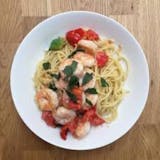 Garlic Shrimp Linguini