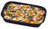 Gourmet Vegetarian Crustless Pizza (Keto Friendly)