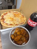 Large Plain Pizza, Order of Wings & 2-Liter Soda - Sunday Special