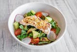 Almond Crusted Salmon Bowl