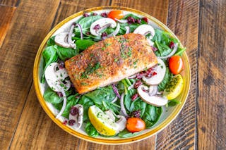 Spinach Salmon Salad