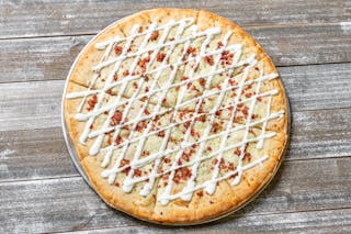 Chicken Bacon Ranch Stuffed Pizza