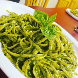 Pasta with Basil Pesto
