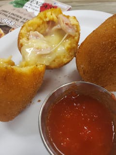 Sicilian Rice Ball with Ham Thursday , Friday & Saturday.
