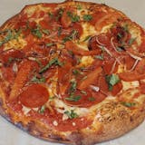 Hot Honey Salami & Pepperoni Pizza