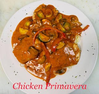 74. Chicken Primavera