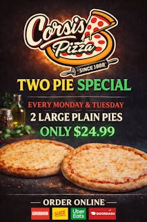 Two Large Pies - Special