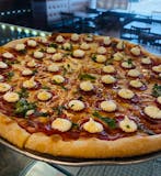 (Round) Pepperoni Hot Honey with ricotta