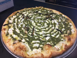Portobello Mushroom & Chicken Pesto Pizza