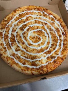Buffalo Grilled Chicken Pizza