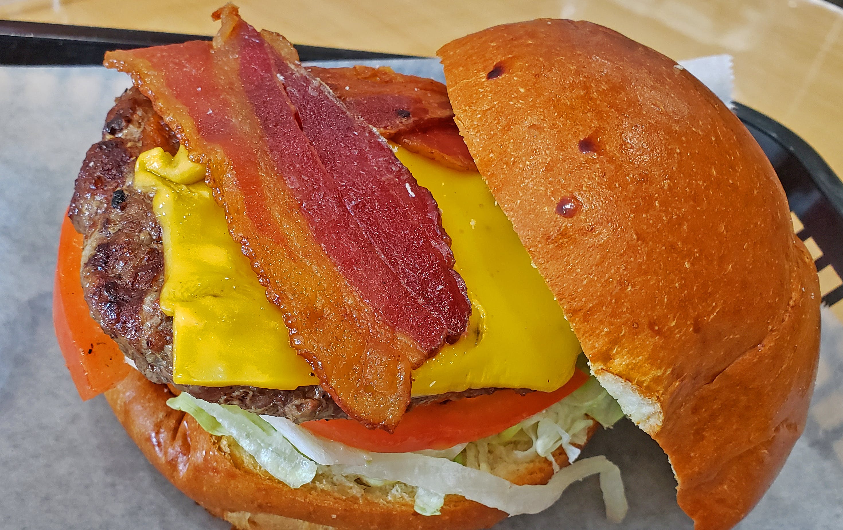 Order Burger - Burger food online from Billy Deli Cafe store, Arlington on bringmethat.com