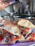 Sausage and peppers onions sub