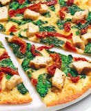Dairy Free Cheese Herb Chicken Mediterranean Pizza