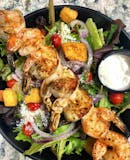 Grilled Romaine Shrimp Salad
