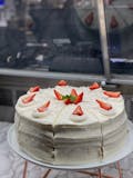 Coconut & Strawberry Cake