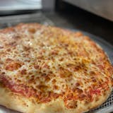 Homemade Thin Crust Cheese Pizza