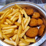 Ten Chicken Nuggets with French Fries