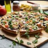 Vegan Bombay Garlic Chicken Pizza Twist