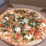 Tomato Basil White Pizza