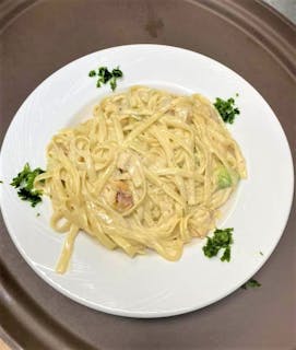 Fettuccine Alfredo with Chicken & Broccoli