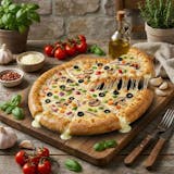 Stuffed Crust Veggie Pizza