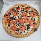 Fresh Sliced Tomatoes Pizza