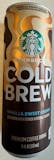 Starbucks Cold Brew Vanilla Cream