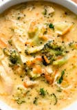 Broccoli and Cheddar with croutons