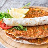 Spicy Lahmacun Turkish Pizza